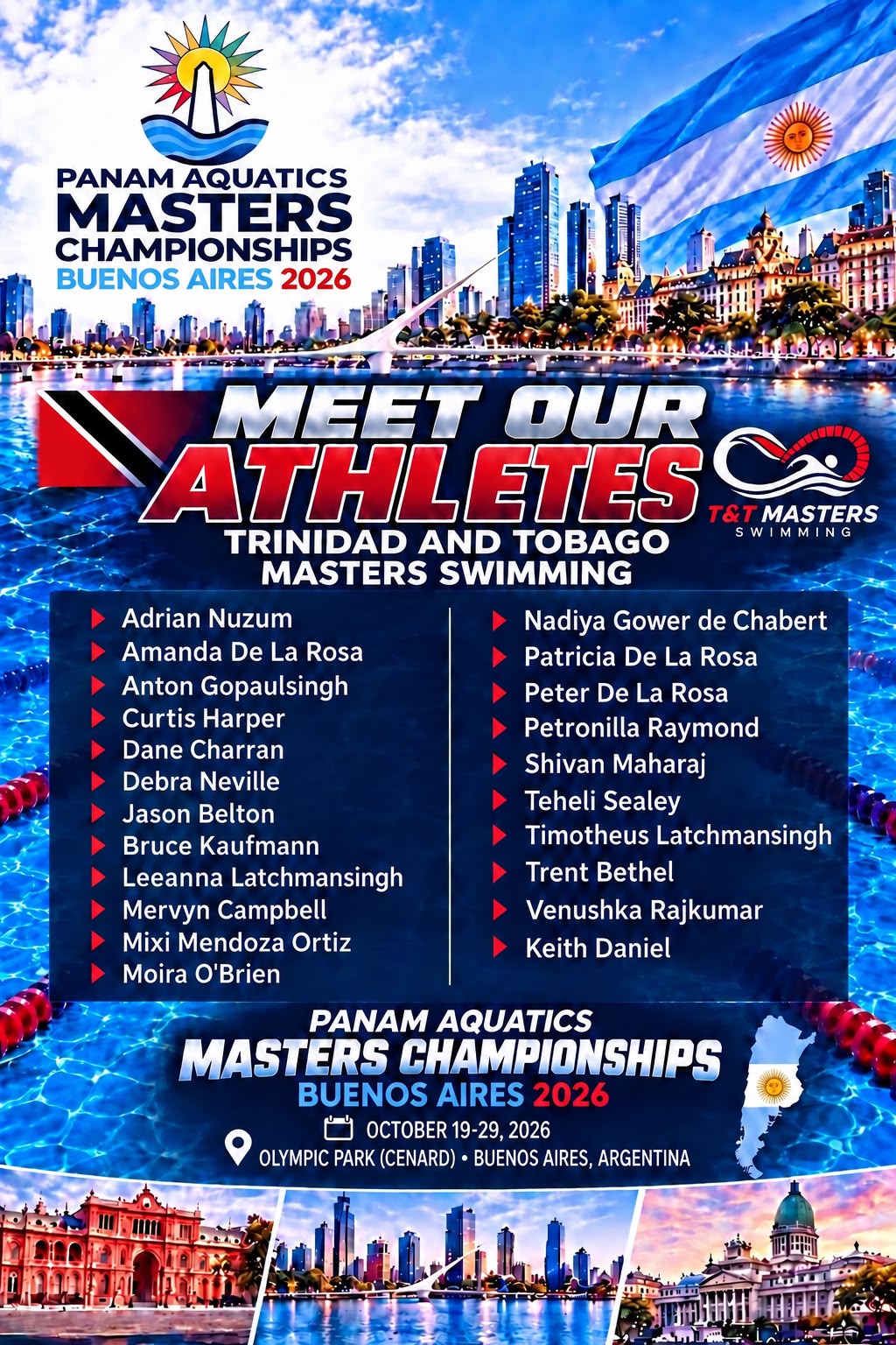 Meet our athletes – T&T Masters Swimming